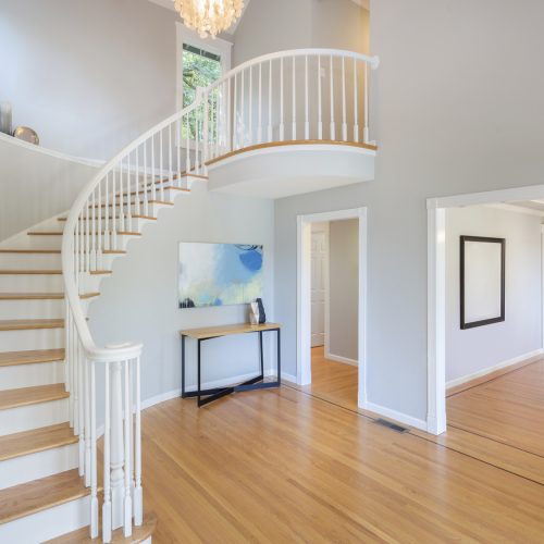 Elegant Stairway in New Home